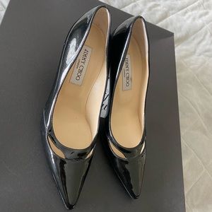 Jimmy choo patent leather heels